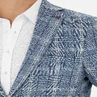 کت و شلوار مردانه آبی کاشارل