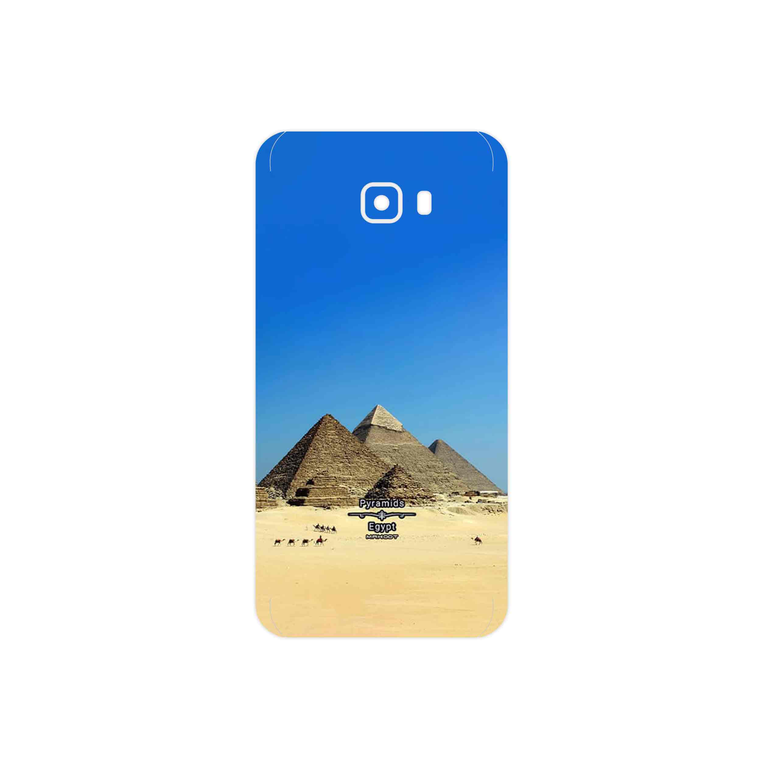 برچسب پوششی ماهوت مدل Pyramids of Egypt مناسب برای گوشی موبایل سامسونگ Galaxy C7 Pro