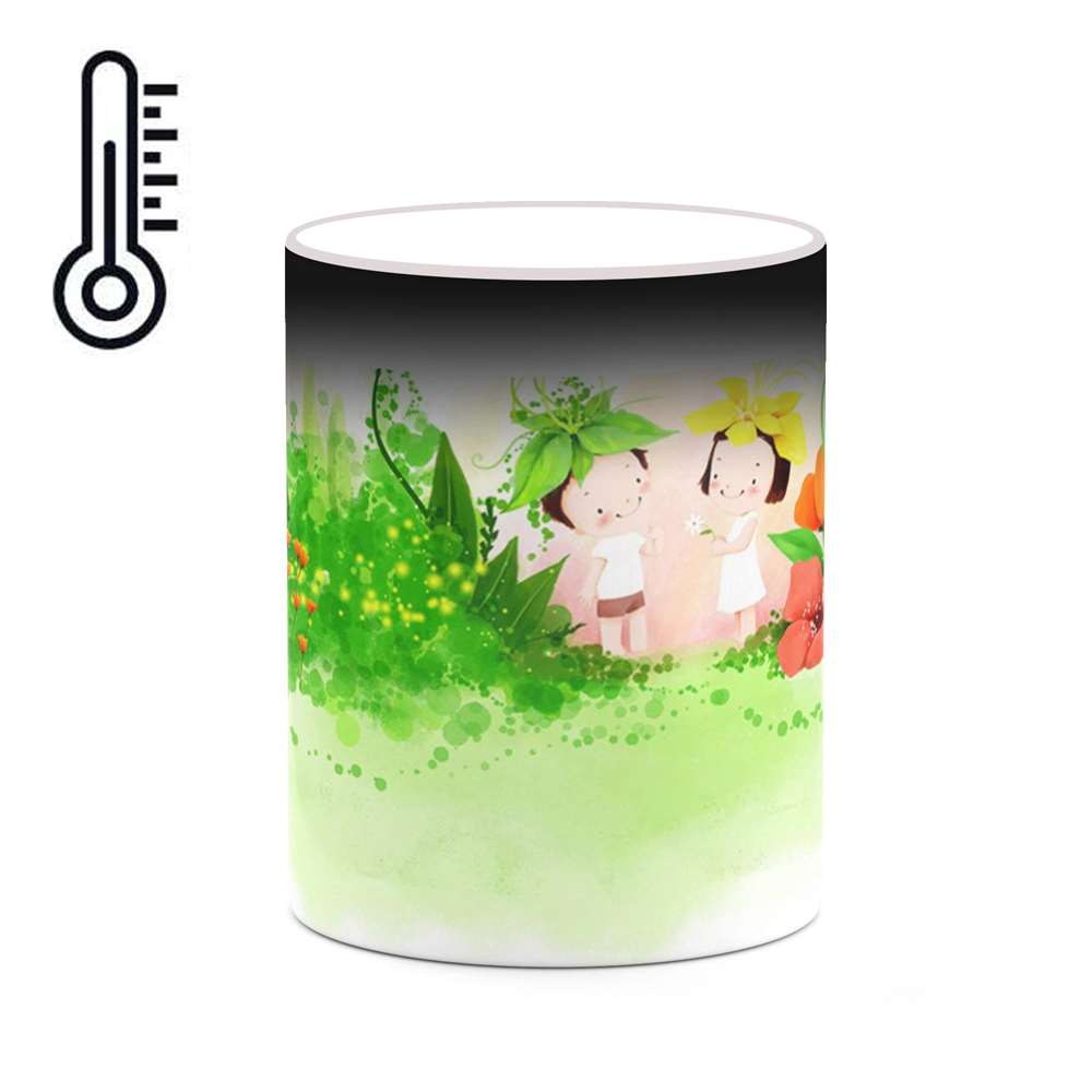 ماگ حرارتی کاکتی طرح عاشقانه مدل mgh20817