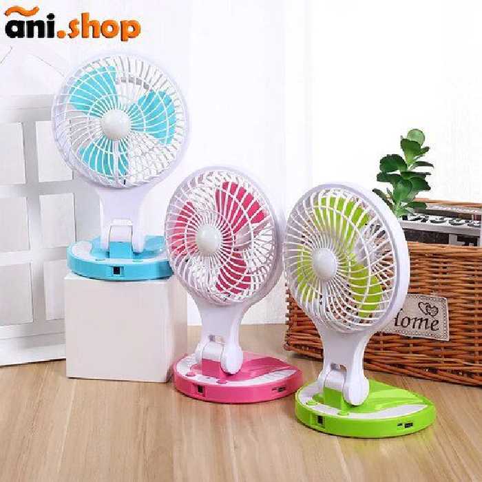 پنکه شارژی مدل  HT-5580 رنگ صورتی