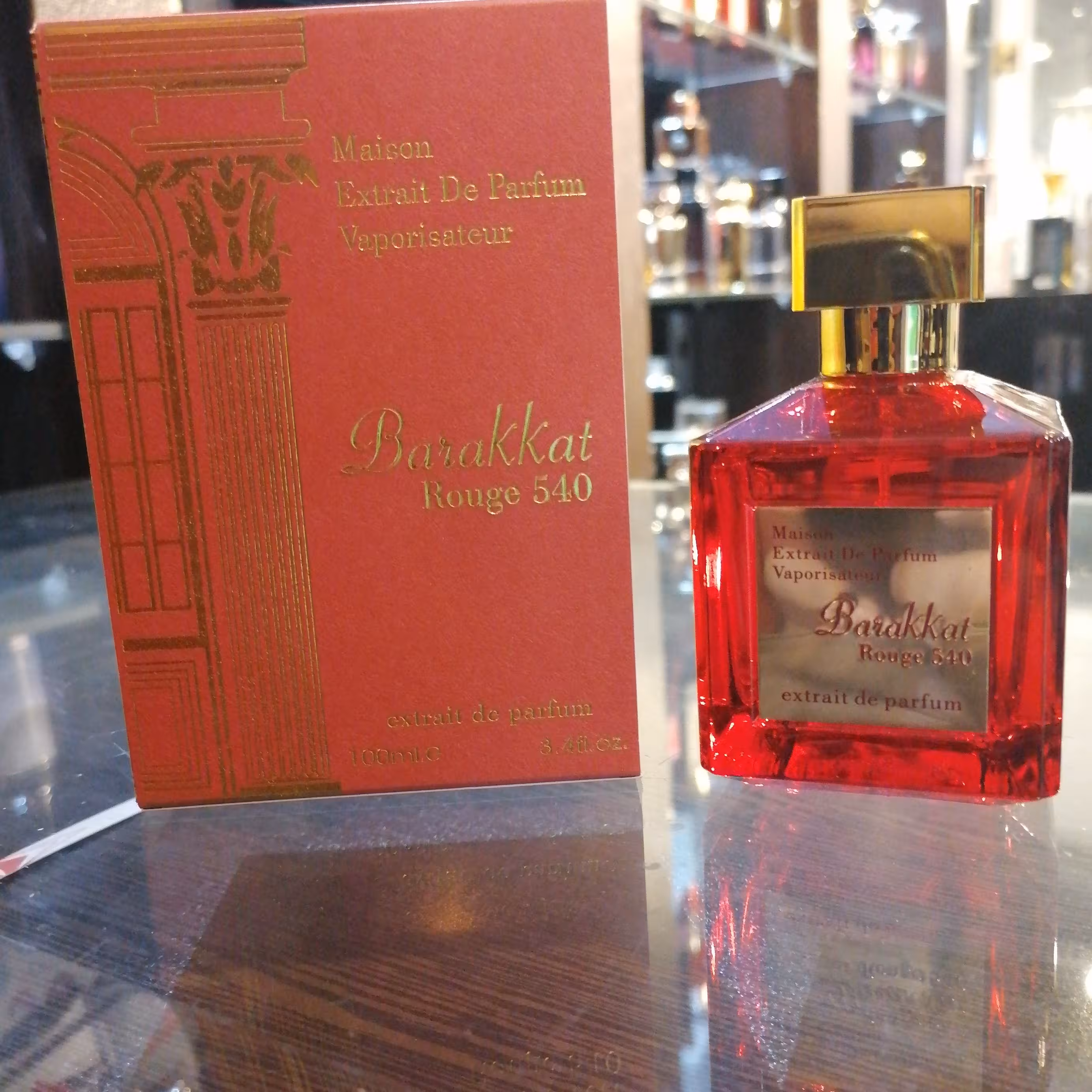 ادکلن باکارادوژ قرمز Barakkat Rouge 540 زنانه 100میل پرفیوم 