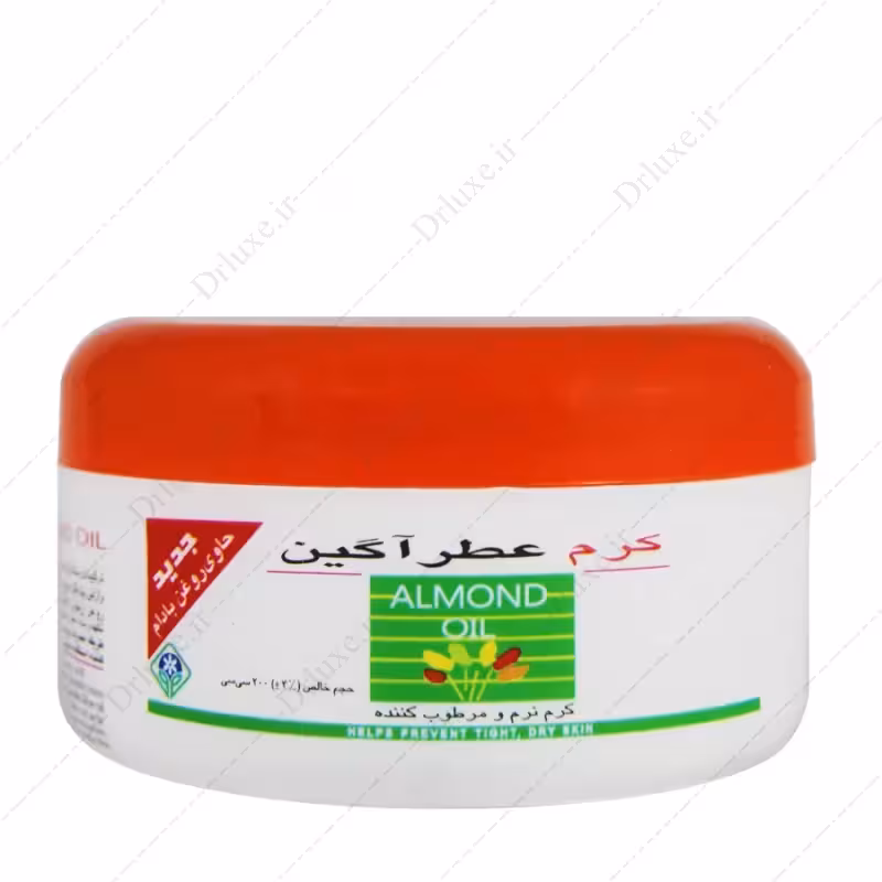 کرم مرطوب کننده روغن بادام عطرآگین 200 میلی لیتر