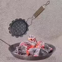 ذغال سرخ کن دسته چوبی Qajari