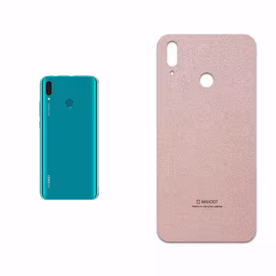 برچسب پوششی ماهوت مدل Rose Gold Leather مناسب برای گوشی موبایل هوآوی Y9 2019