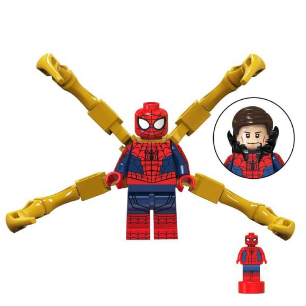خفن ترین لگو مینی فیگور اسپایدرمن همراه با شاخک و میکرو فیگور و حالت تبدیل ونومی