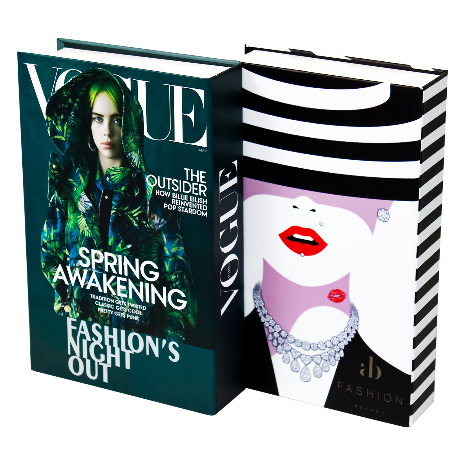 جعبه دکوری مدل کتاب دکوراتیو کد VG BLK 200 مجموعه دو عددی