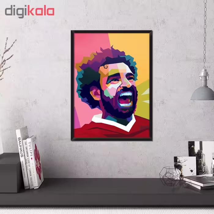 تابلو فنچ آرت طرح محمد صلاح لیورپول کد SP117A