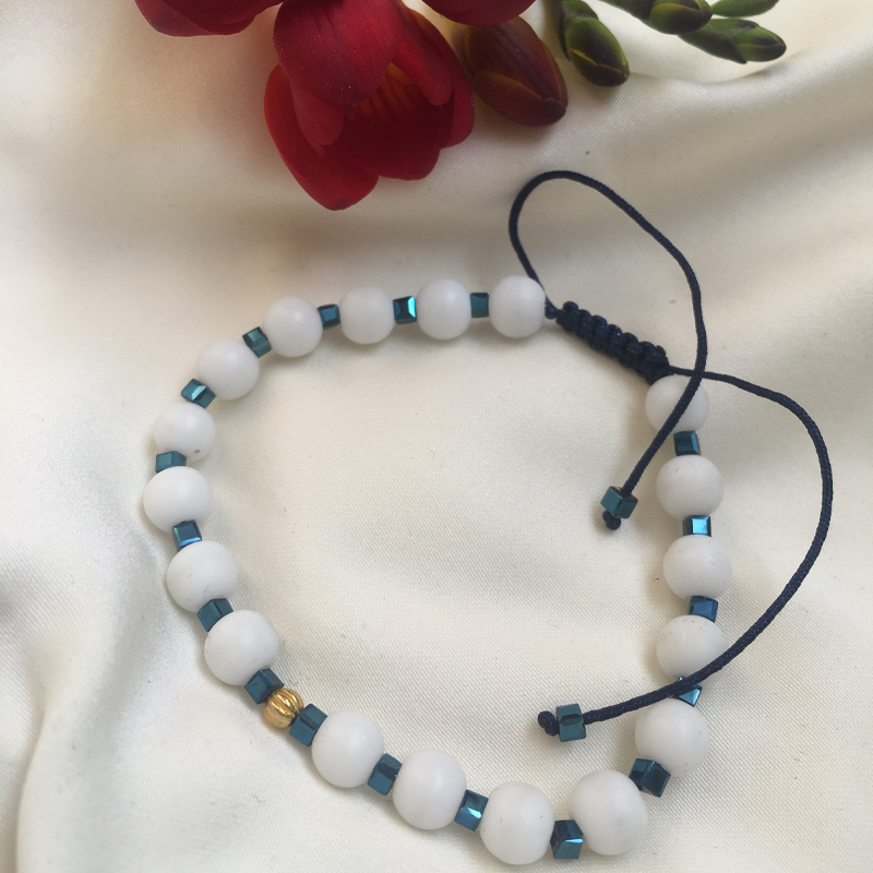 دستبند نقره مدل برف