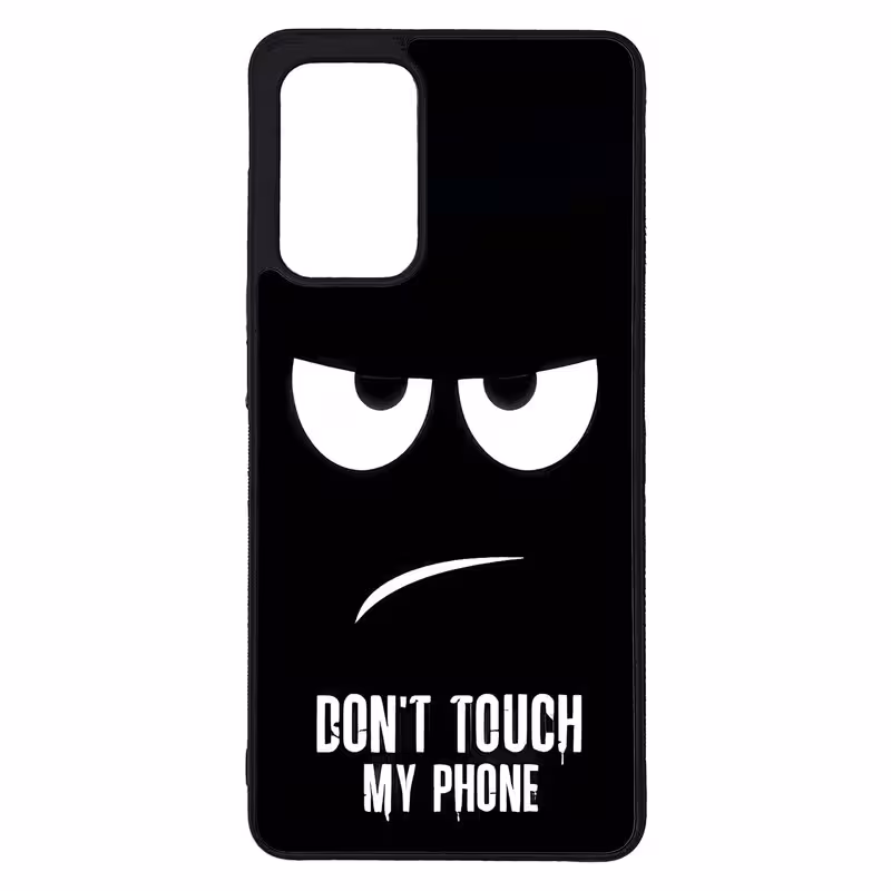 کاور طرح DONT TOUCH MY PHONE کد G-090 مناسب برای گوشی موبایل سامسونگ Galaxy A72 / A72 5G | دیجی قاب دونی