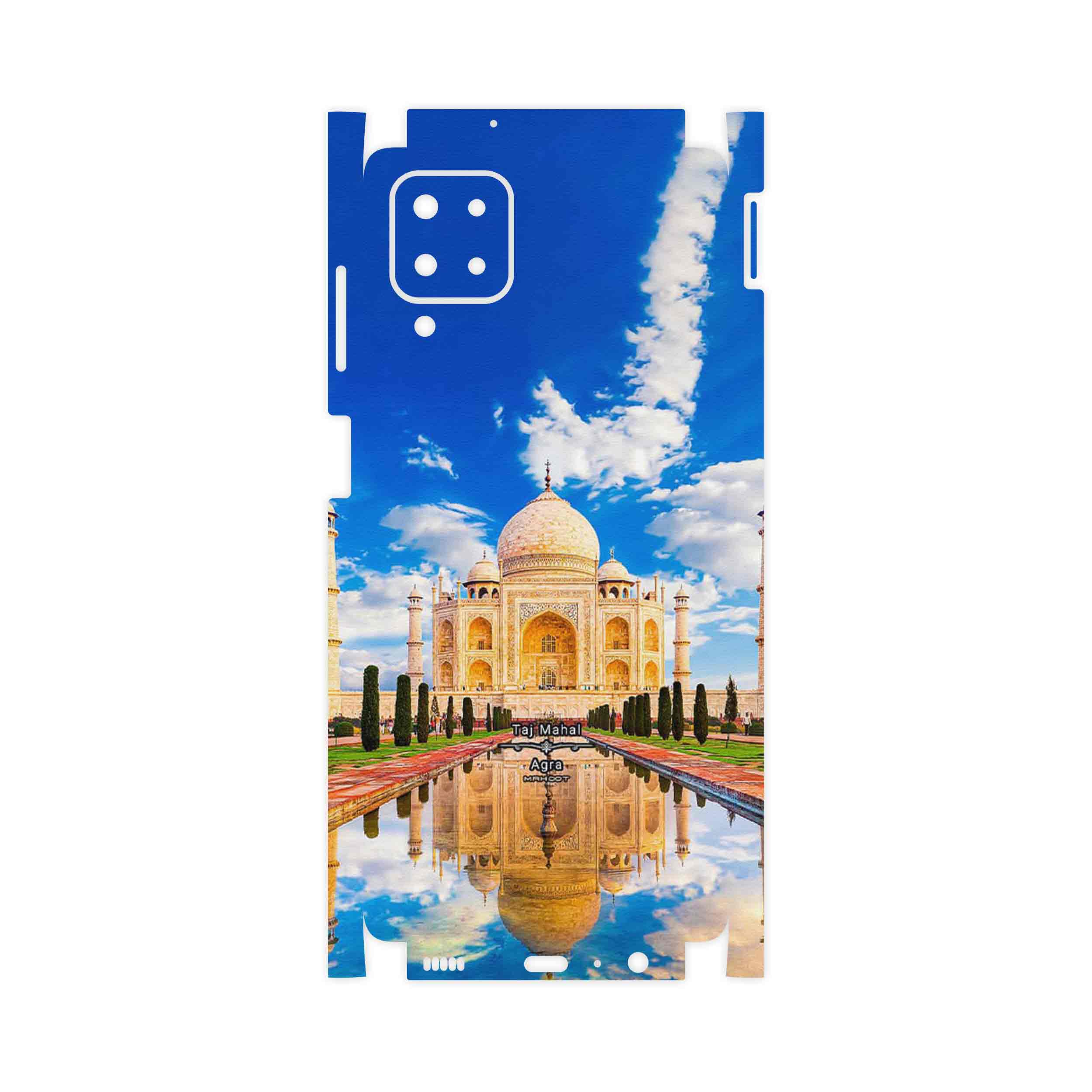 برچسب پوششی ماهوت مدل The Taj Mahal-FullSkin مناسب برای گوشی موبایل سامسونگ Galaxy M12