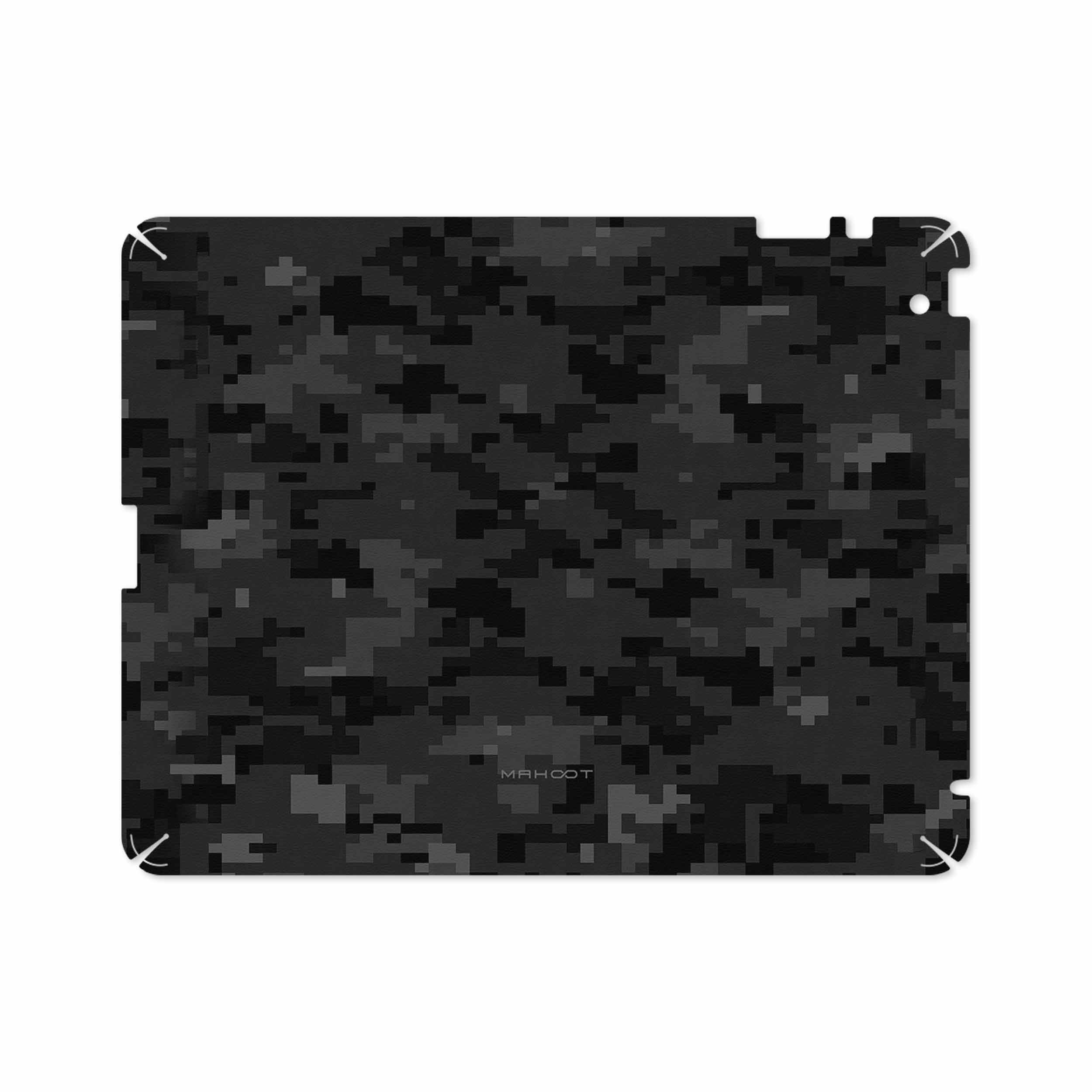 برچسب پوششی ماهوت مدل Night-Army-Pixel مناسب برای تبلت اپل iPad 2 2011 A1396