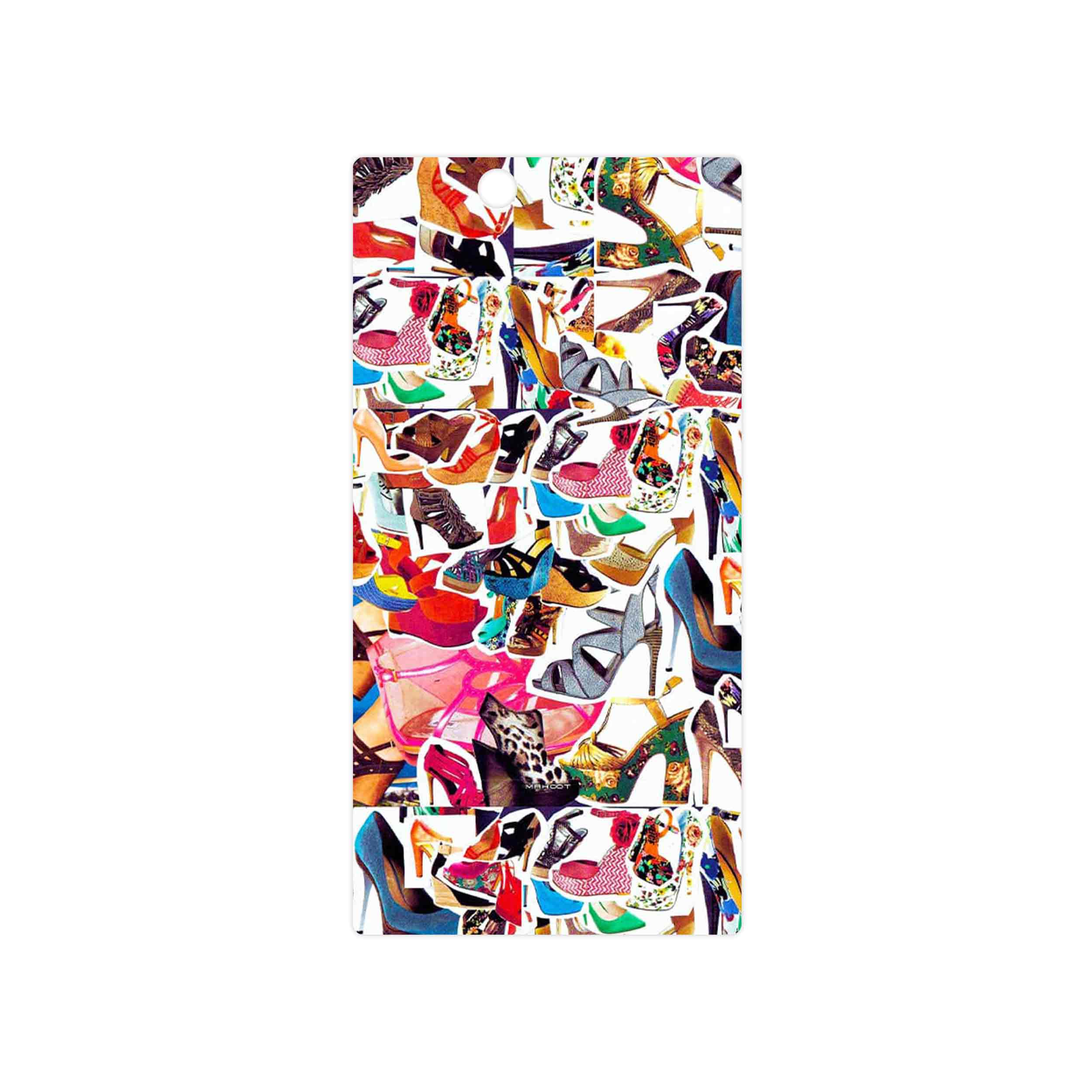 برچسب پوششی ماهوت مدل Collage of High heel Shoes مناسب برای گوشی موبایل سونی Xperia Z Ultra