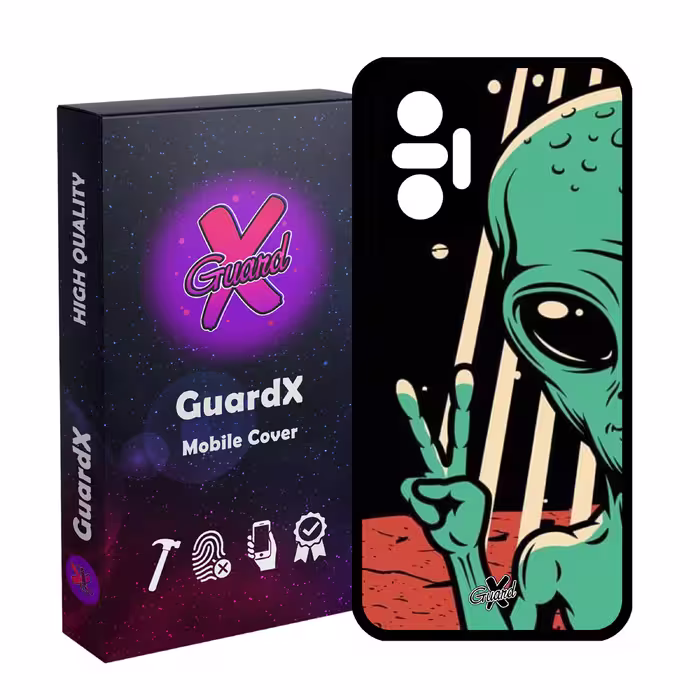 کاور گارد ایکس طرح Alien مدل Glass10499 مناسب برای گوشی موبایل شیائومی Redmi Note 10 Pro/Note 10 Pro Max