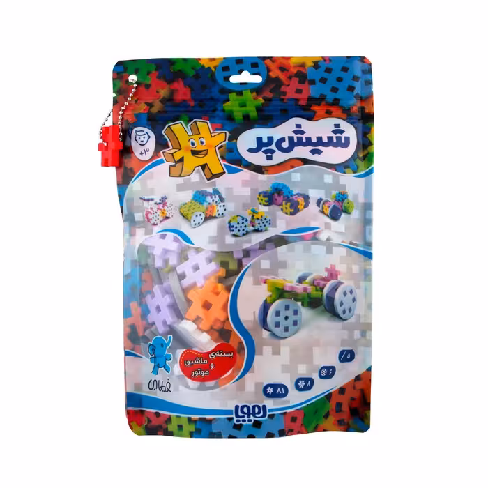 بسته اسباب بازی ساختنی شیش پر کوچولو:بسته ی ماشین و موتور - ناشربوک | خرید آنلاین کتاب