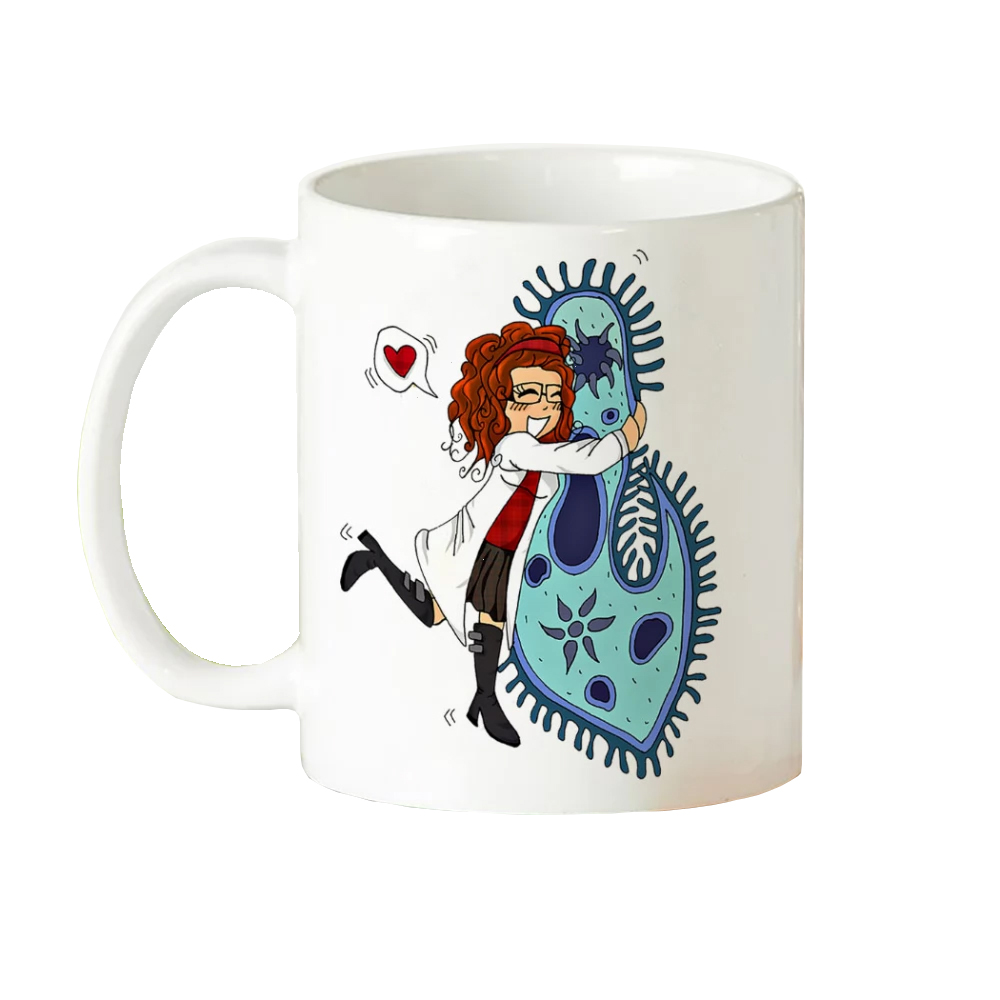 ماگ طرح دانشجو بیولوژی و آزمایشگاهی زیست شناسی