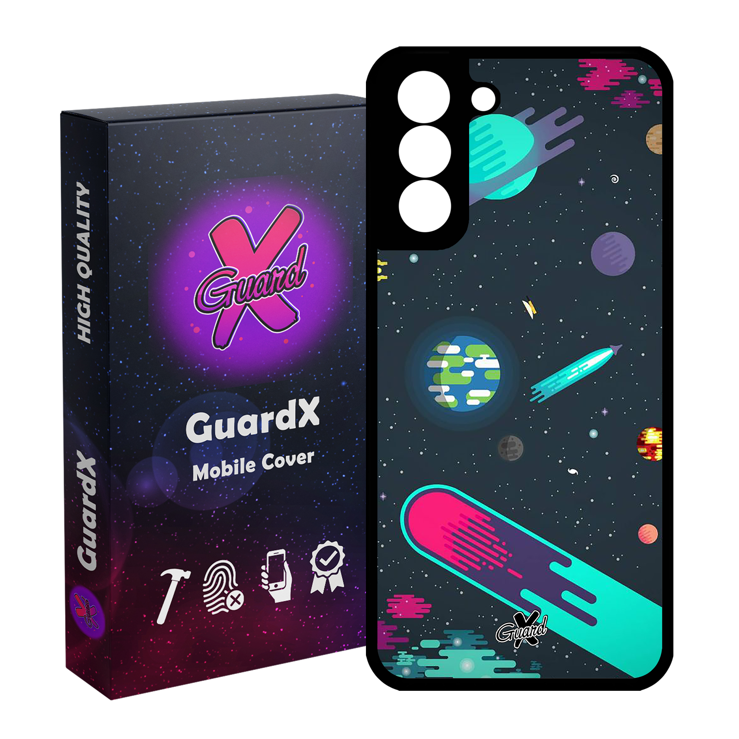 کاور گارد ایکس طرح Galaxy مدل Glass10073 مناسب برای گوشی موبایل سامسونگ Galaxy S21