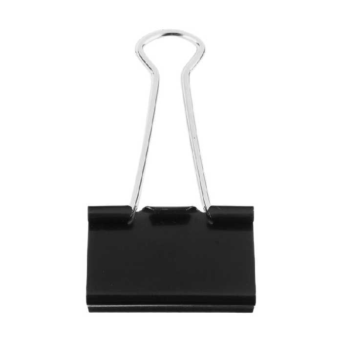 گیره کاغذ مدل دوبل سایز 15 میلی متر مجموعه 12 عددی