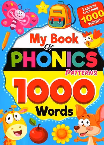 کتاب My Book of Phonics Pattern 1000 Words (رنگی)