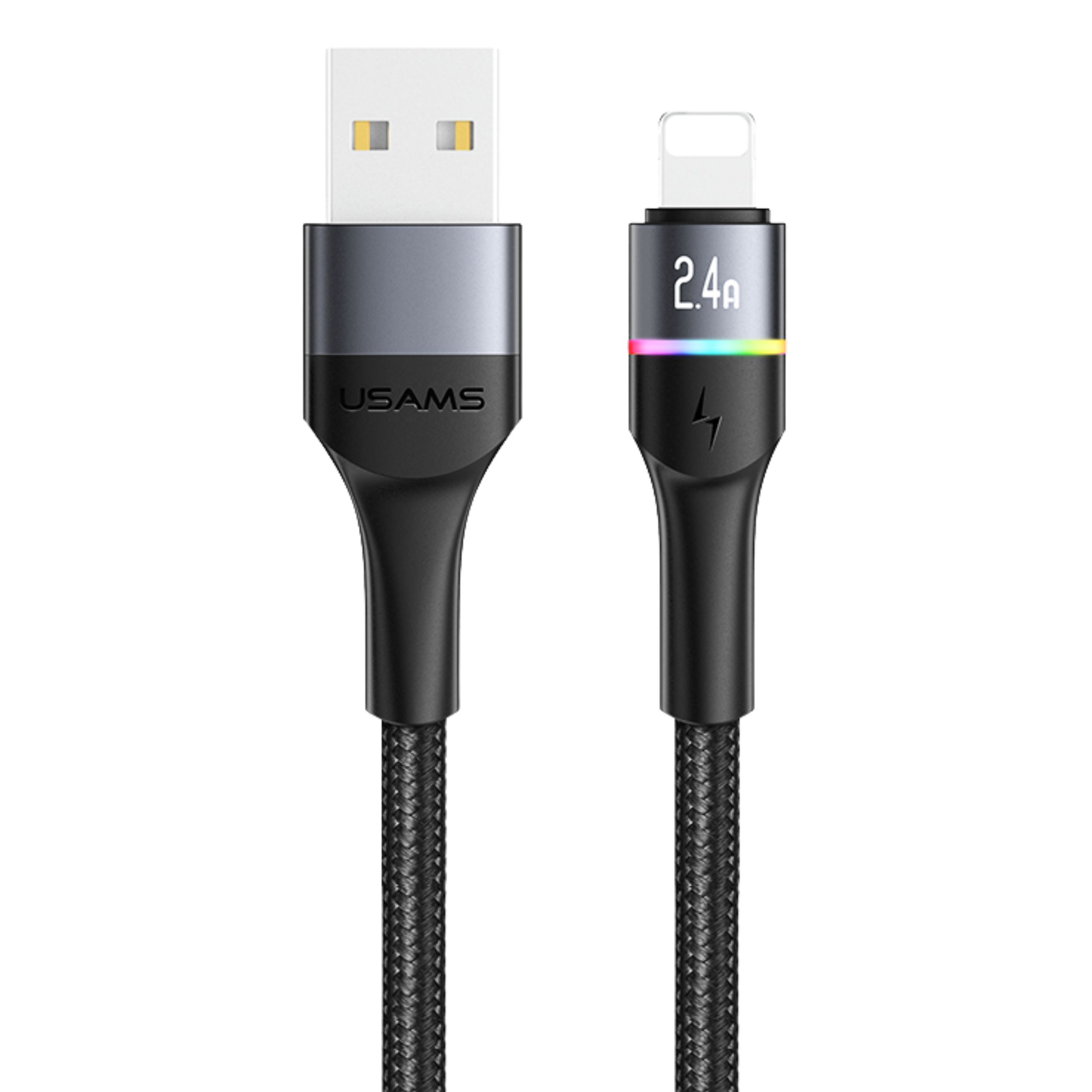کابل تبدیل USB به لایتنینگ یوسمز مدل U76SJ534 طول 1.2 متر