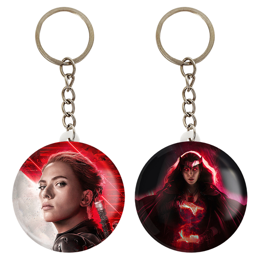 جاکلیدی خندالو مدل اسکارلت ویچ و بیوه سیاه مارول Marvel کد 1938519391 مجموعه 2 عددی