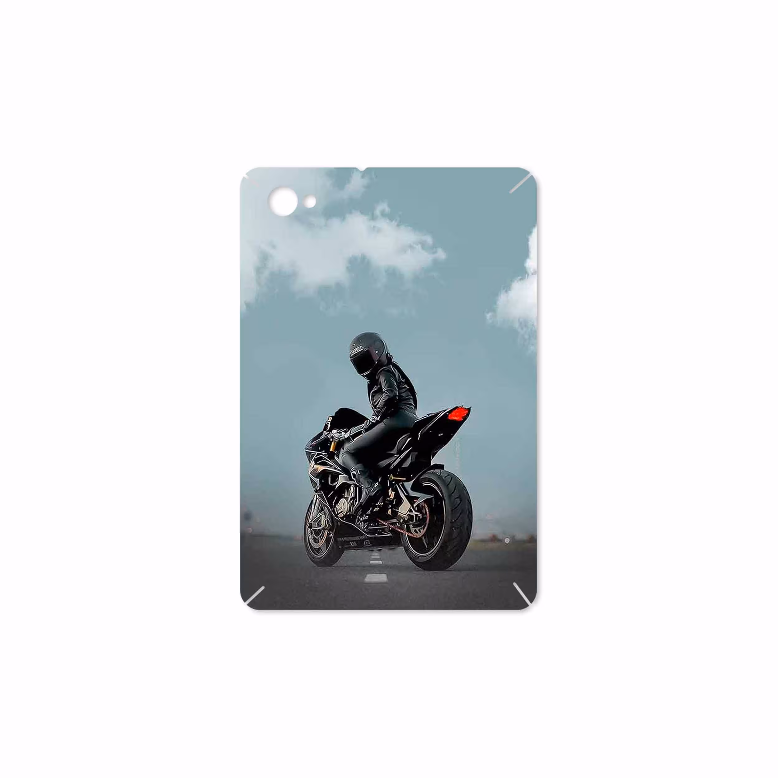 برچسب پوششی ماهوت مدل Motorcycling مناسب برای تبلت سامسونگ Galaxy Tab 7.7 2011 P6800