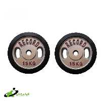 صفحه هالتر دور لاستیک 15 کیلویی