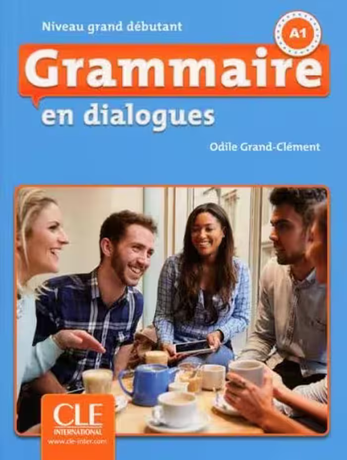 کتاب زبان Grammaire en dialogues niveau grand debutant   CD – 2eme edition رنگی
