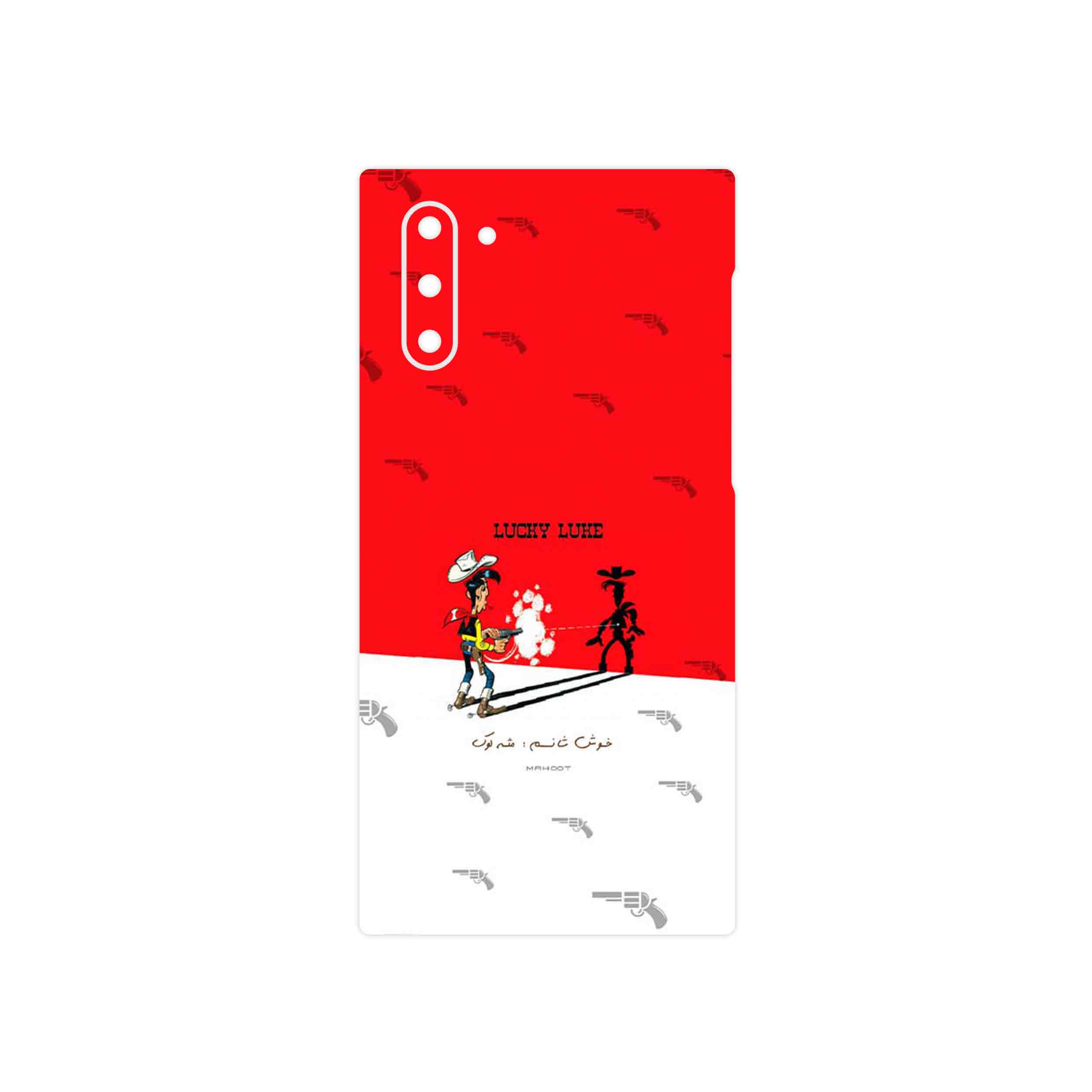 برچسب پوششی ماهوت مدل Lucky Luke مناسب برای گوشی موبایل سامسونگ Galaxy Note 10