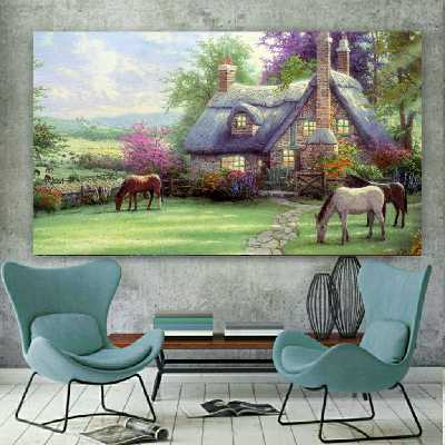  تابلو بوم طرح خانه رویایی مدل SDB178