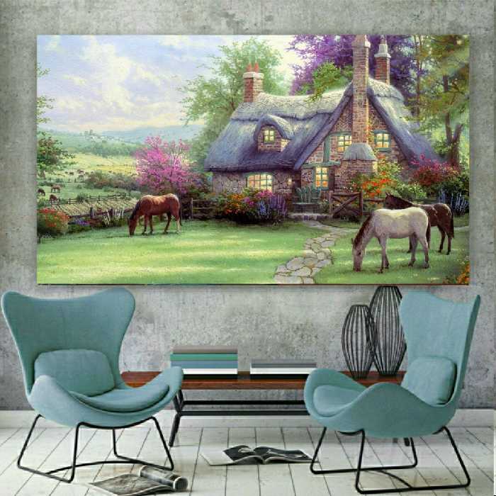  تابلو بوم طرح خانه رویایی مدل SDB178