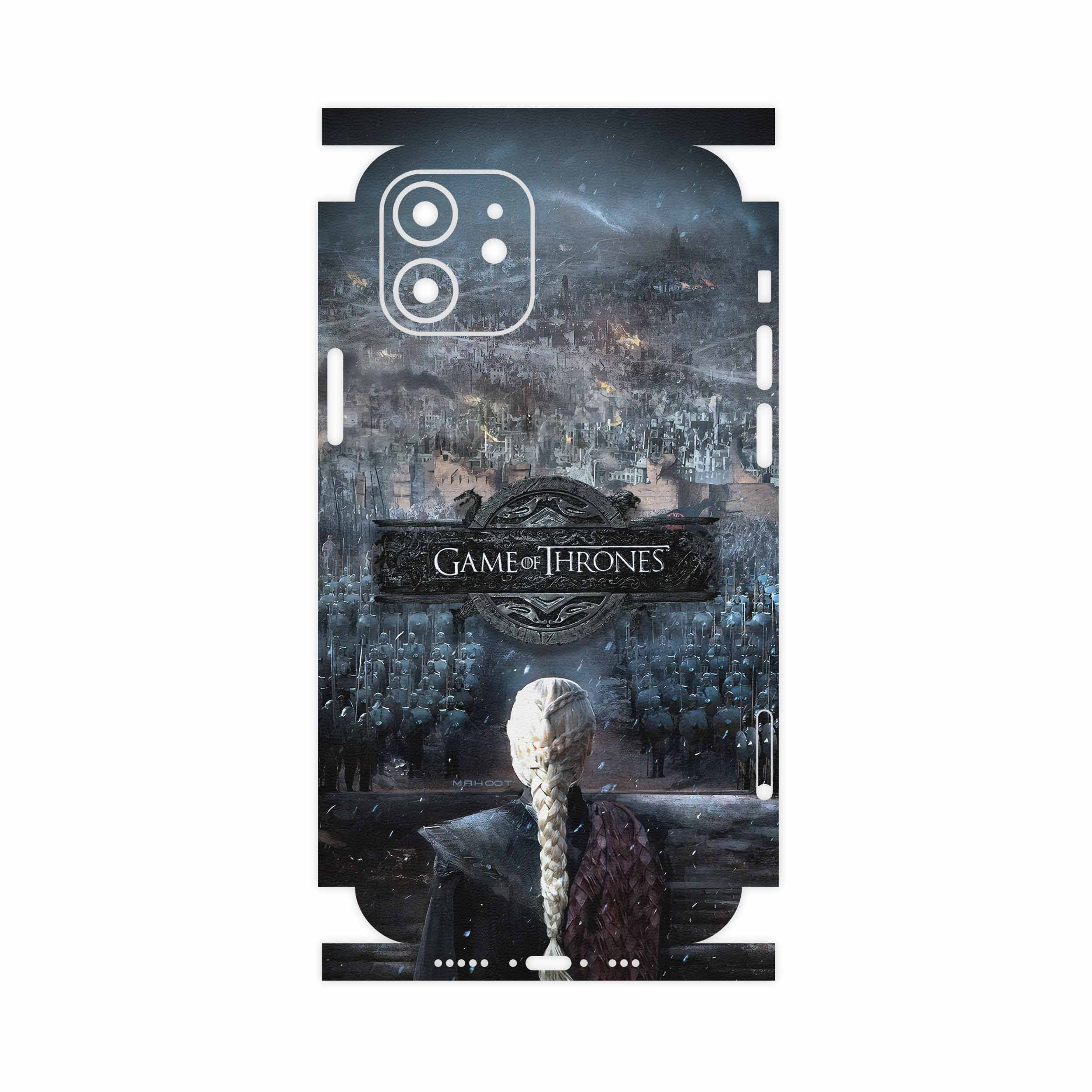 برچسب پوششی ماهوت مدل Game of Thrones-FullSkin مناسب برای گوشی موبایل اپل iPhone 12