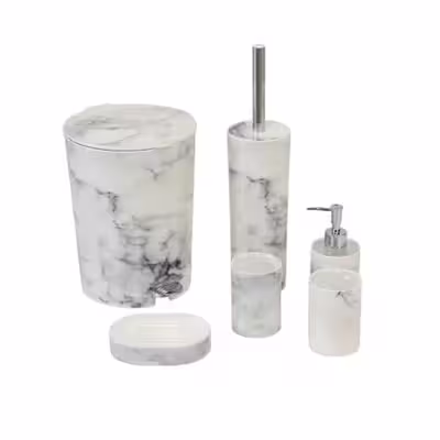 ست سرویس بهداشتی 6 پارچه مدل marbel0057