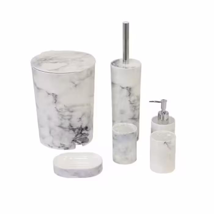 ست سرویس بهداشتی 6 پارچه مدل marbel0057