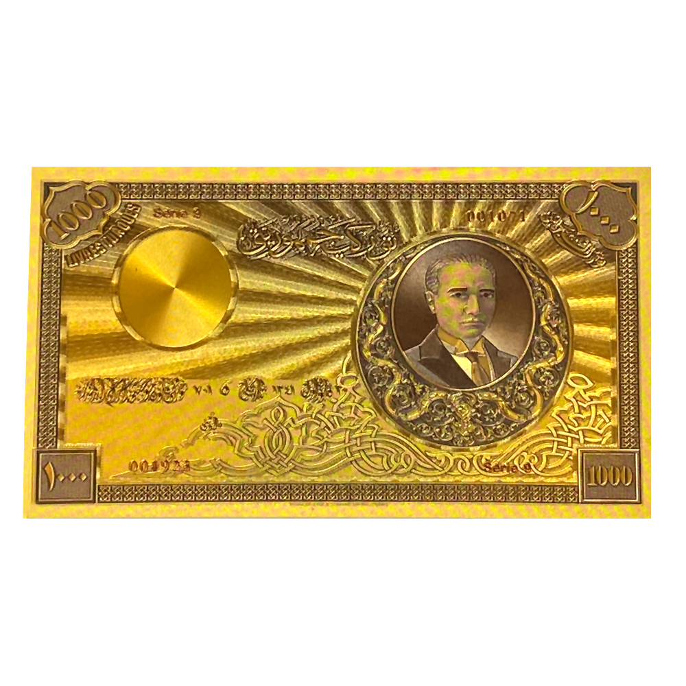 اسکناس تزئینی طرح 1000 لیر قدیم ترکیه