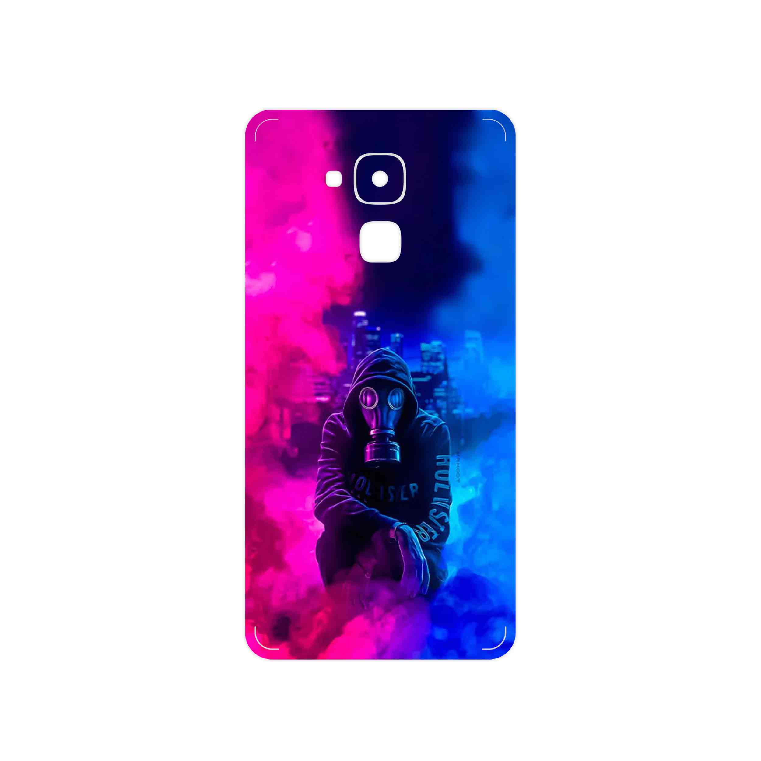 برچسب پوششی ماهوت مدل Smoke Rainbow Digital Art 2 مناسب برای گوشی موبایل هوآوی Gt3