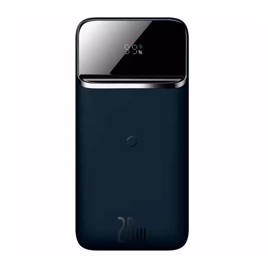 پاوربانک بی سیم بیسوس Magnetic PPCX010201 10000mAh Blue