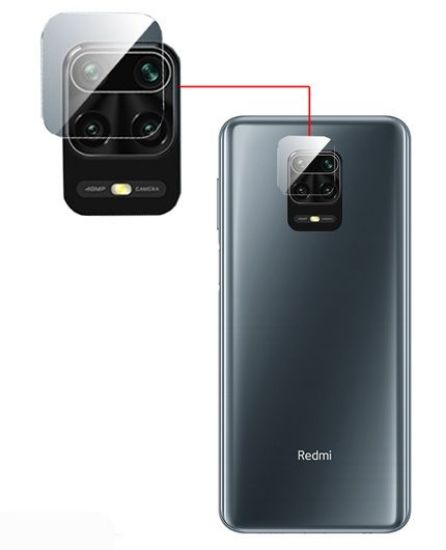 قیمت و خرید محافظ شیشه‌ ای (گلس) لنز دوربین برای گوشی شیائومی ردمی نوت 9 پرو - برین تک