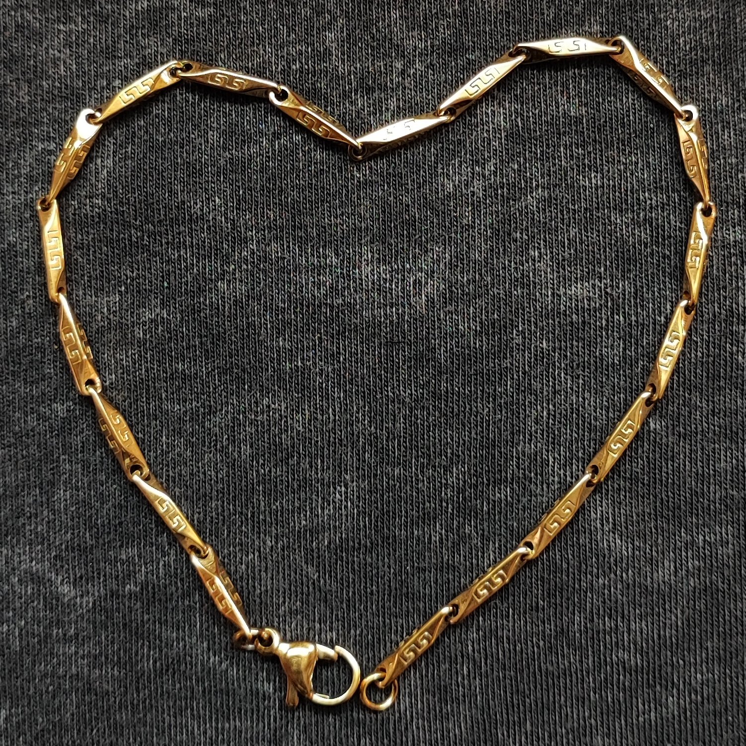 دستبند کبریتی استیل طلایی_دستبند استیل_دستبند کبریتی_پابند استیل_زنجیر کبریتی طلایی_زنجیر استیل