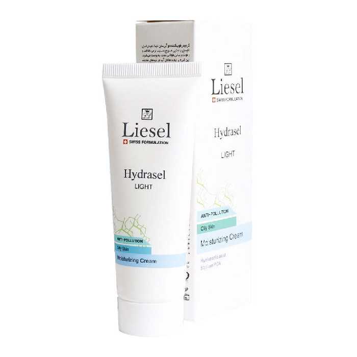 لایسل کرم مرطوب کننده و آبرسان پوست چرب 50 میل مدل لایت هیدراسل HYDRASEL LIGHT