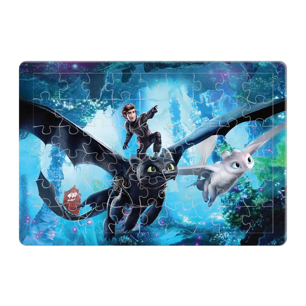 پازل 54 تکه طرح اژدها سواران مدل P920