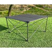 میز کمپ خاکستری کمپینگ آلومینیومی اردوگاه بزرگ Nurgaz