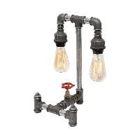 آباژور رومیزی پایپ مدرن کد 425