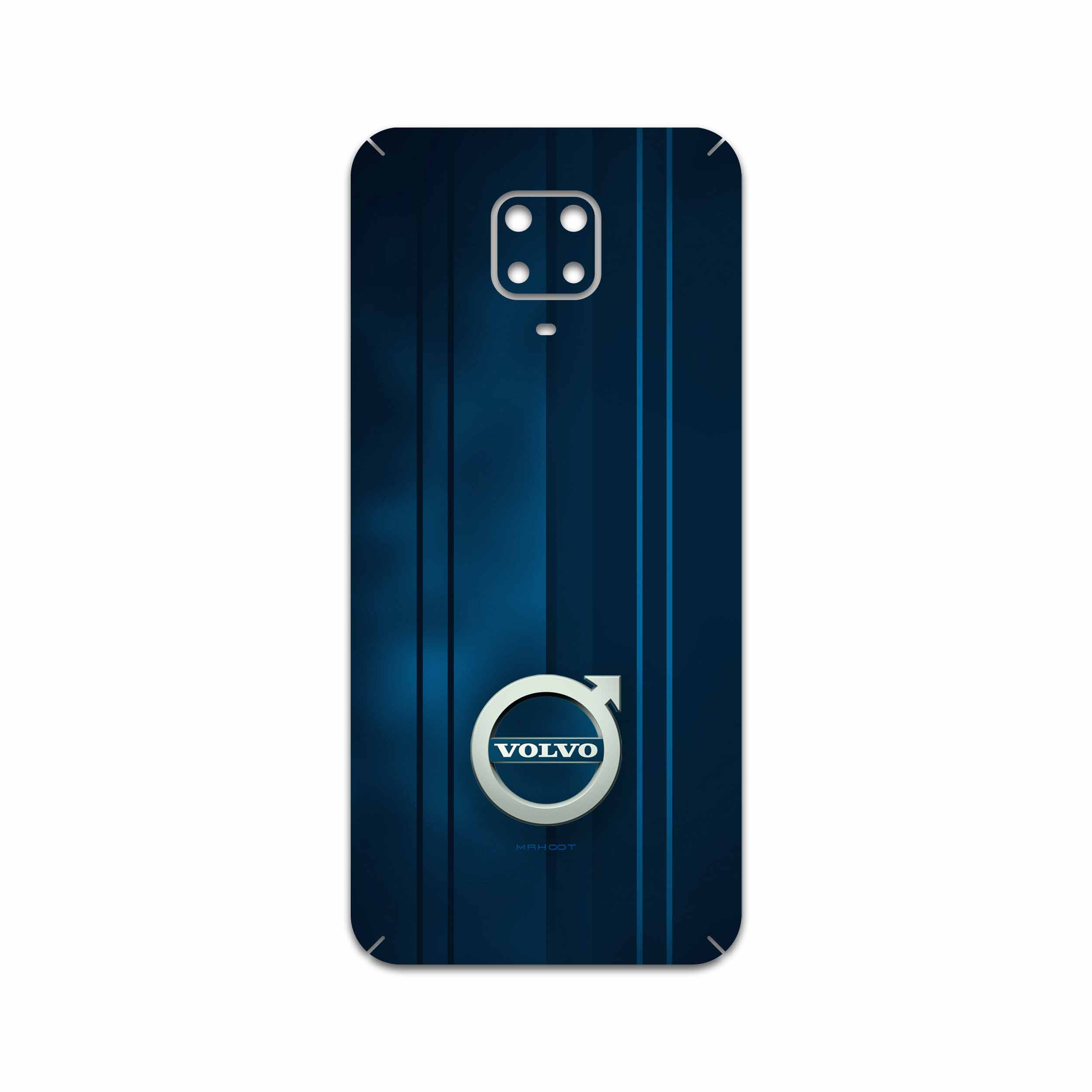 برچسب پوششی ماهوت مدل Volvo مناسب برای گوشی موبایل شیائومی Redmi Note 9 Pro