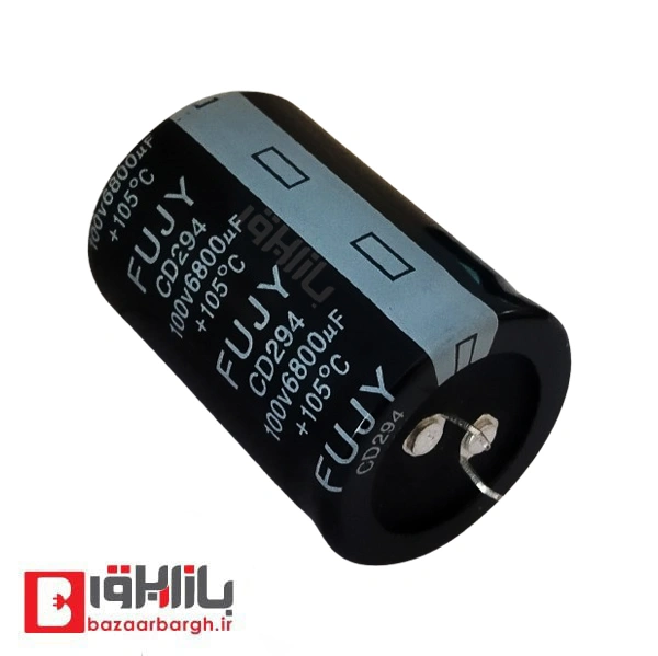 خازن الکترولیتی 6800 میکرو فاراد 100 ولت