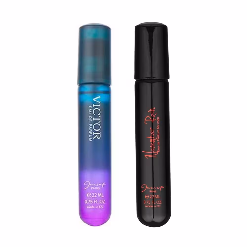 عطر جیبی مردانه ژک ساف مدل J 08 حجم 22 میلی لیتر بسته 2 عددی