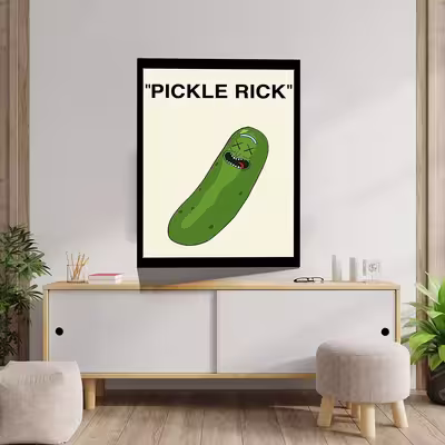 تابلو مدل Rick &amp; Morty کد F-1063