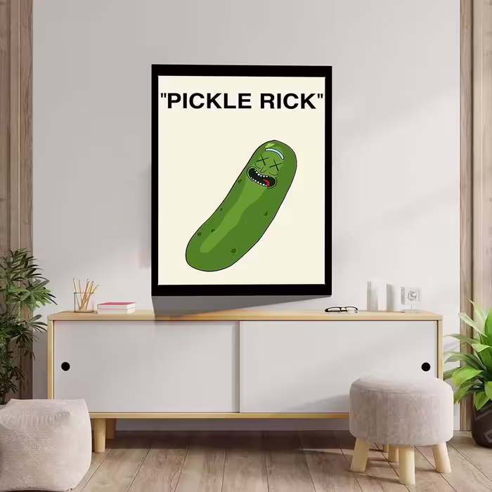 تابلو مدل Rick &amp; Morty کد F-1063