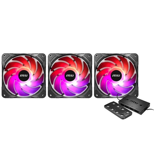 فن کیس 3 تایی ام اس آی مدل MAG MAX F12A-3H
