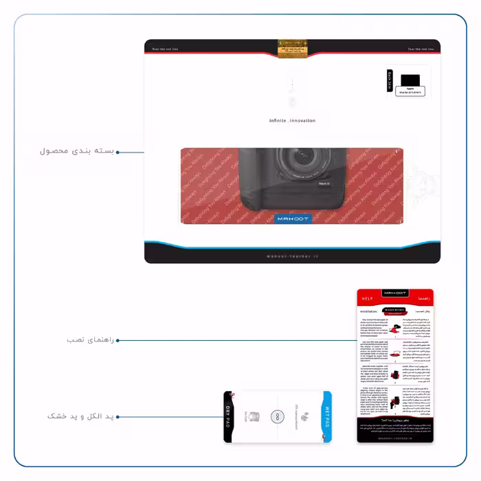 برچسب پوششی ماهوت مدل Canon-Logo مناسب برای تبلت اپل iPad Air 2013 A1474