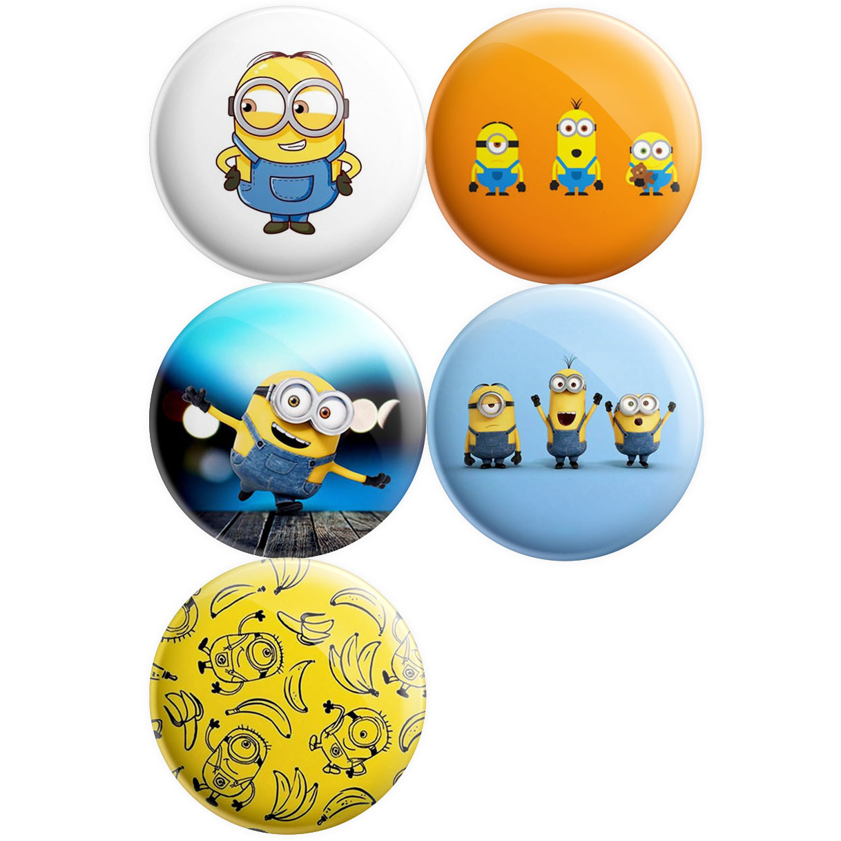 پیکسل پرمانه طرح مینیون ها کد pmg5.12454 مجموعه 5 عددی